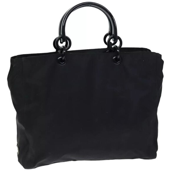 PRADA Hand Bag Nylon Black Auth ep4308 - Picture 1 of 16